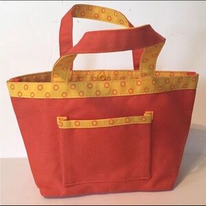 Avon Orange Mini Tote Travel Bag 2005 Sealed NOS NIP